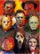 5D Halloween Diamond Painting Kits for Adults – DIY Full Round Drill Horror Gem Art, Beginner-Friendly, Home Wall Decor & Holiday Gift (Horrors) 16 x 12 x 0.1 inches